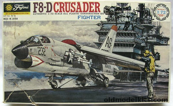 Fujimi 1/70 F8-D Crusader (F-8) US Navy or Marines, 7A13 plastic model kit